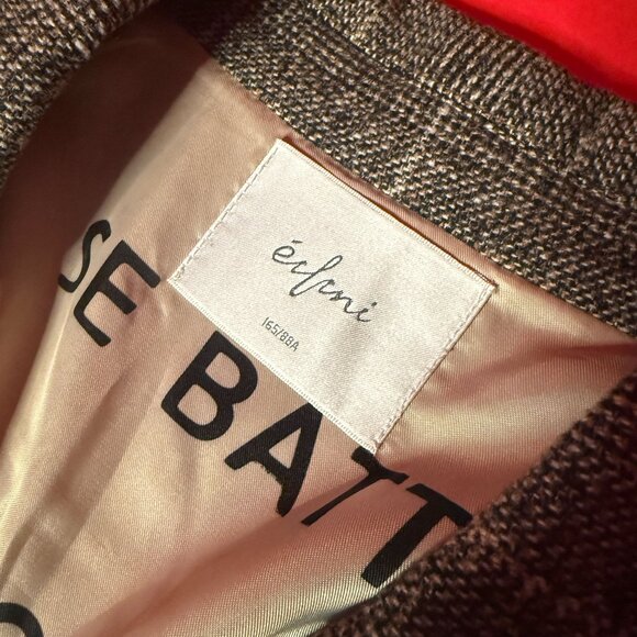 DIY Upcycled Plaid Blazer & Skirt Set – Mix-and-Match Vintage Pin Kit Included - Picture 11 of 13